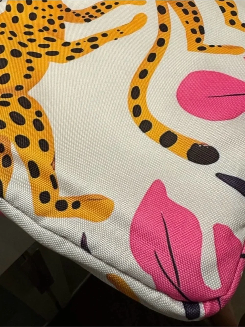 Vibrant Cheetah Laptop Sleeve in Pink and Yellow macbook case